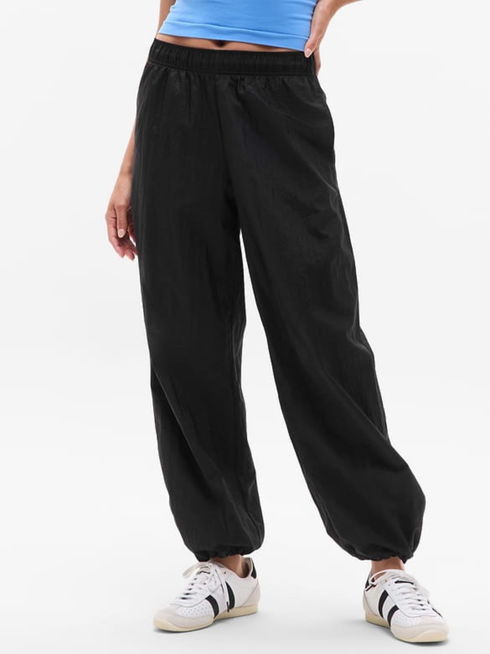 NWT Athleta Black Lunar Utility Mid-Rise Pants